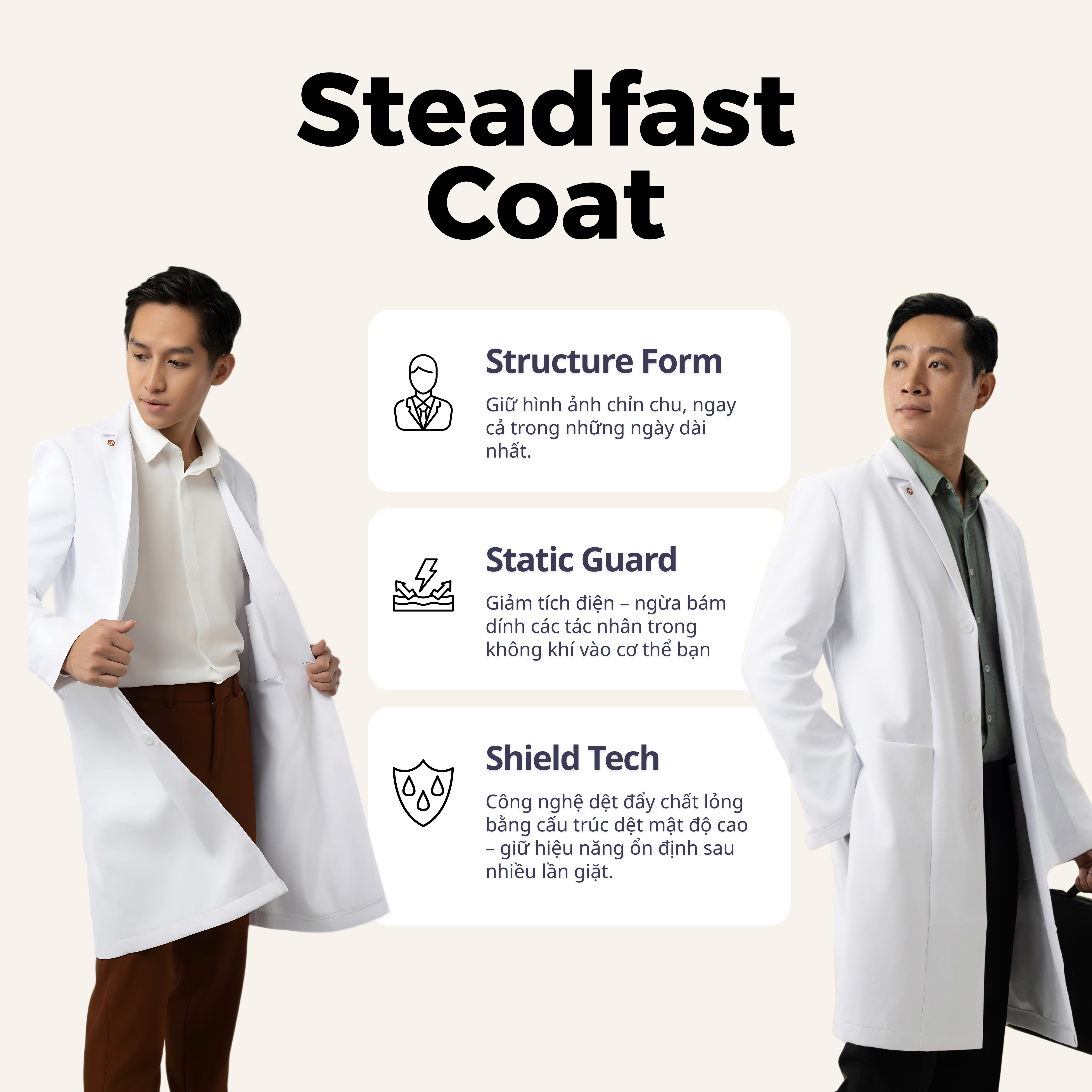 Steadfast Coat (Phiên bản tập trung thương hiệu cá nhân)