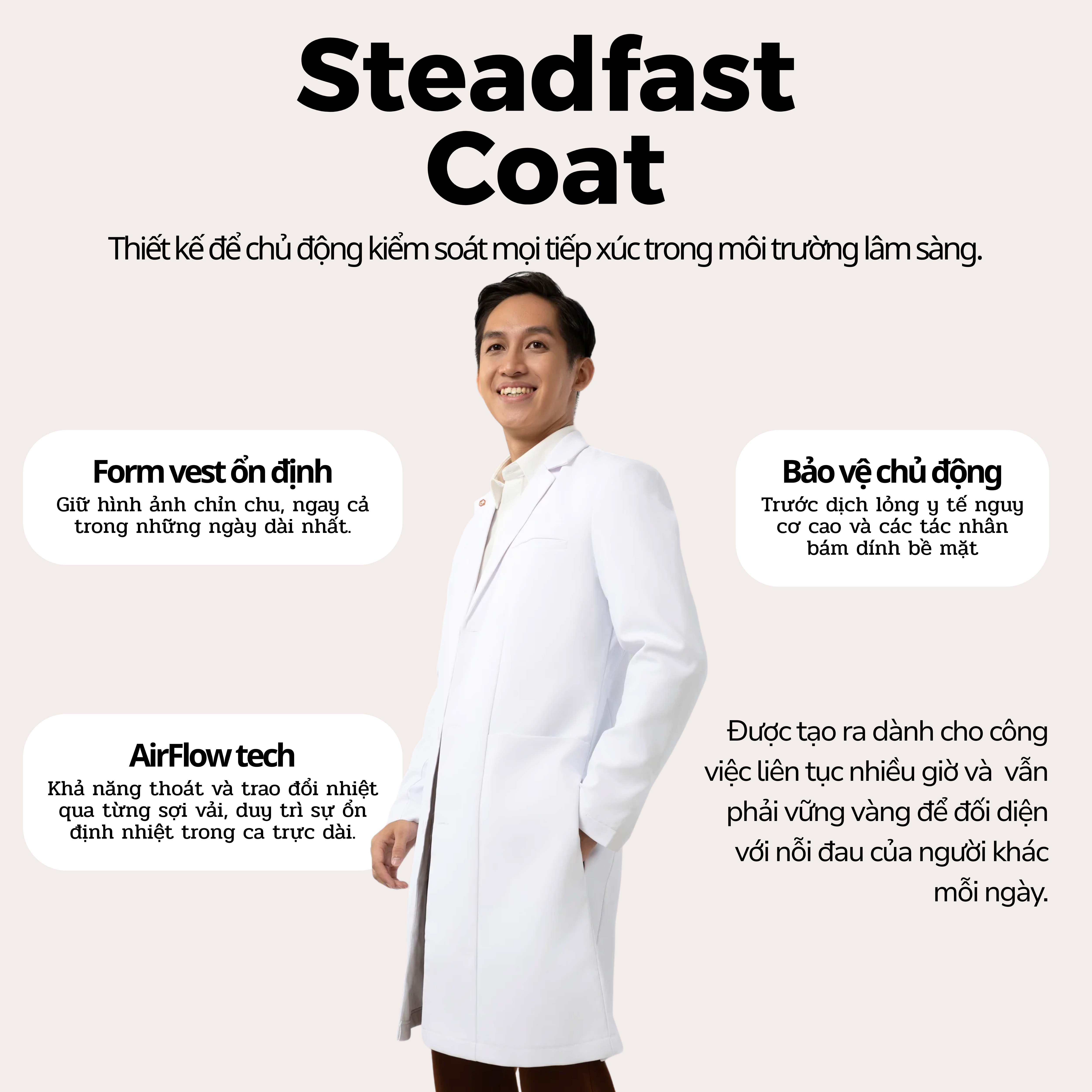 Steadfast Coat (Phiên bản tập trung thương hiệu cá nhân)